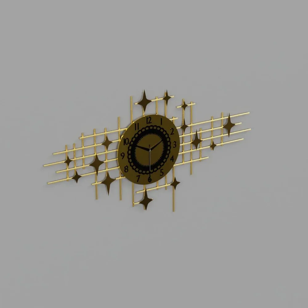 Luxury Metal Wall Clock