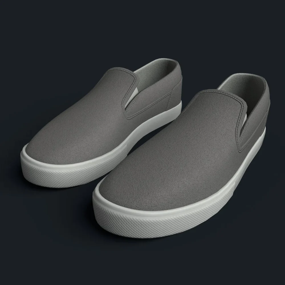 Gray Slip-On Sneaker