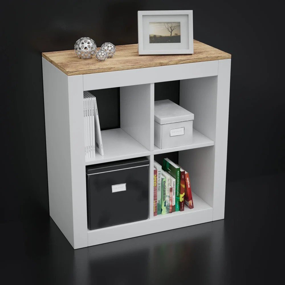 Ikea Style Shelf With Decoration Set