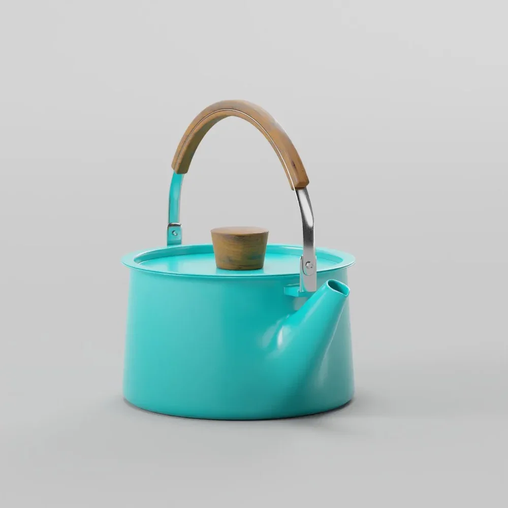 Minimalist Tea Kettle Wooden Handle