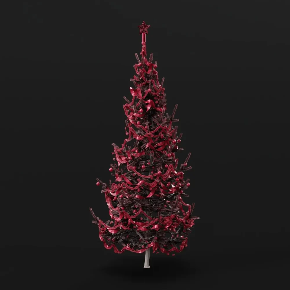 Christmas Tree Pink Small