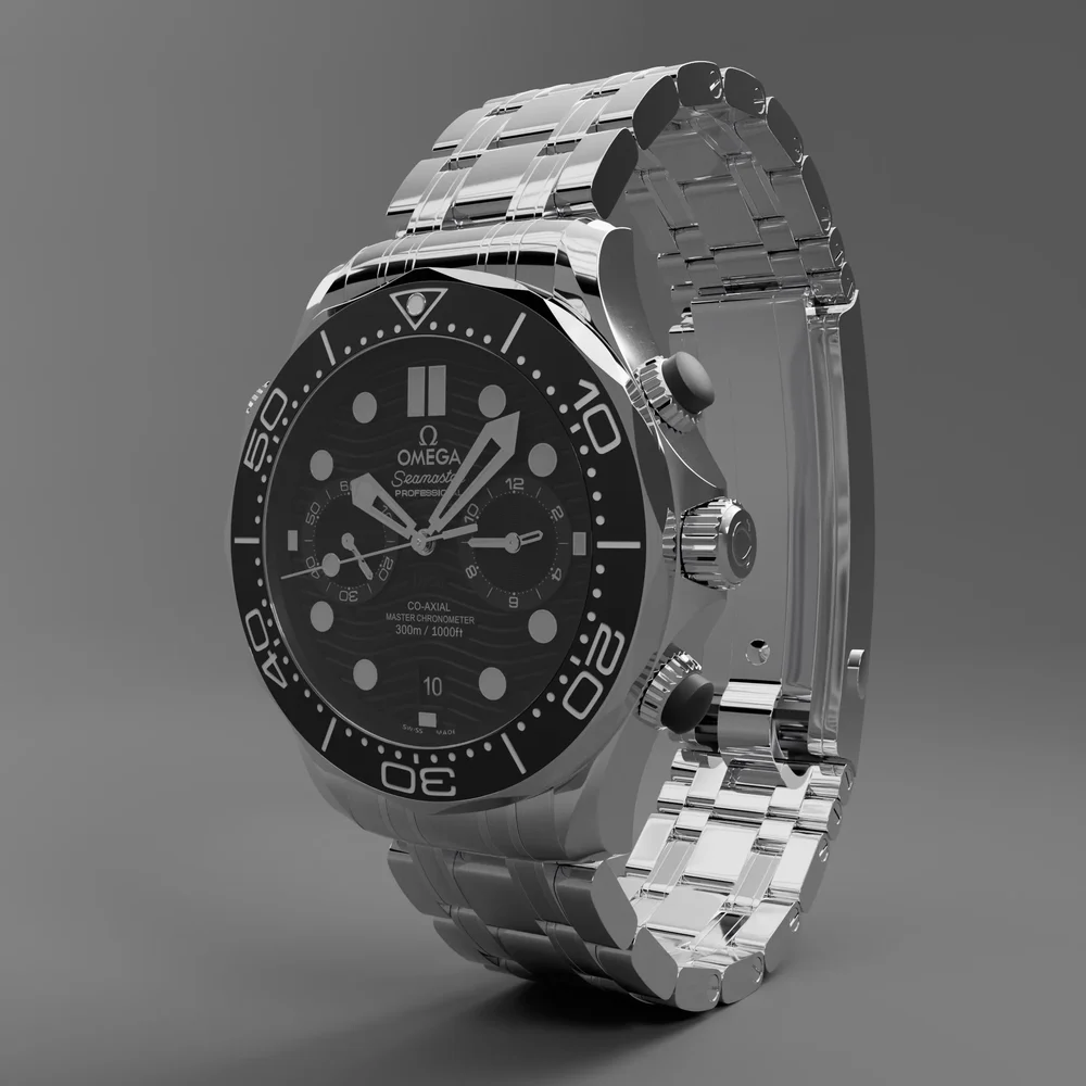 Diver 300m 44mm Black