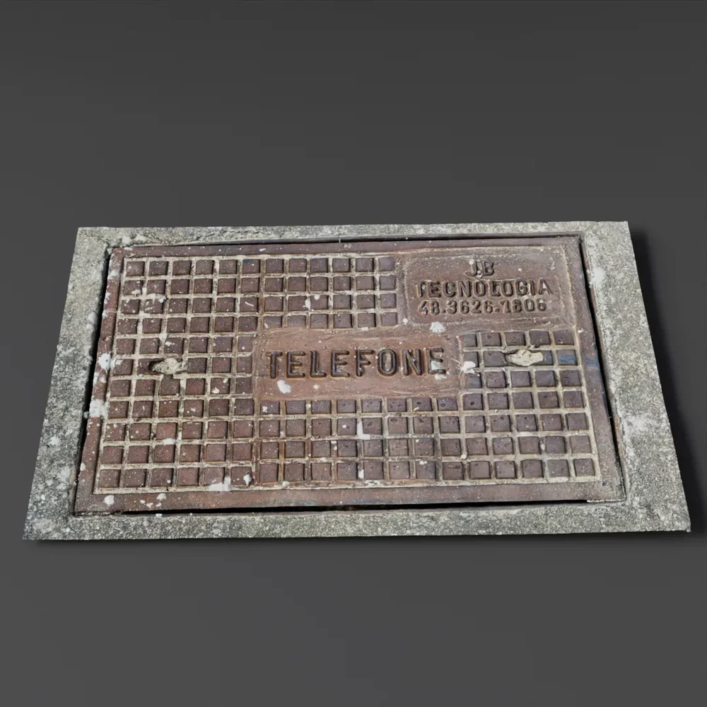 Telephone Utility Cover Scan
