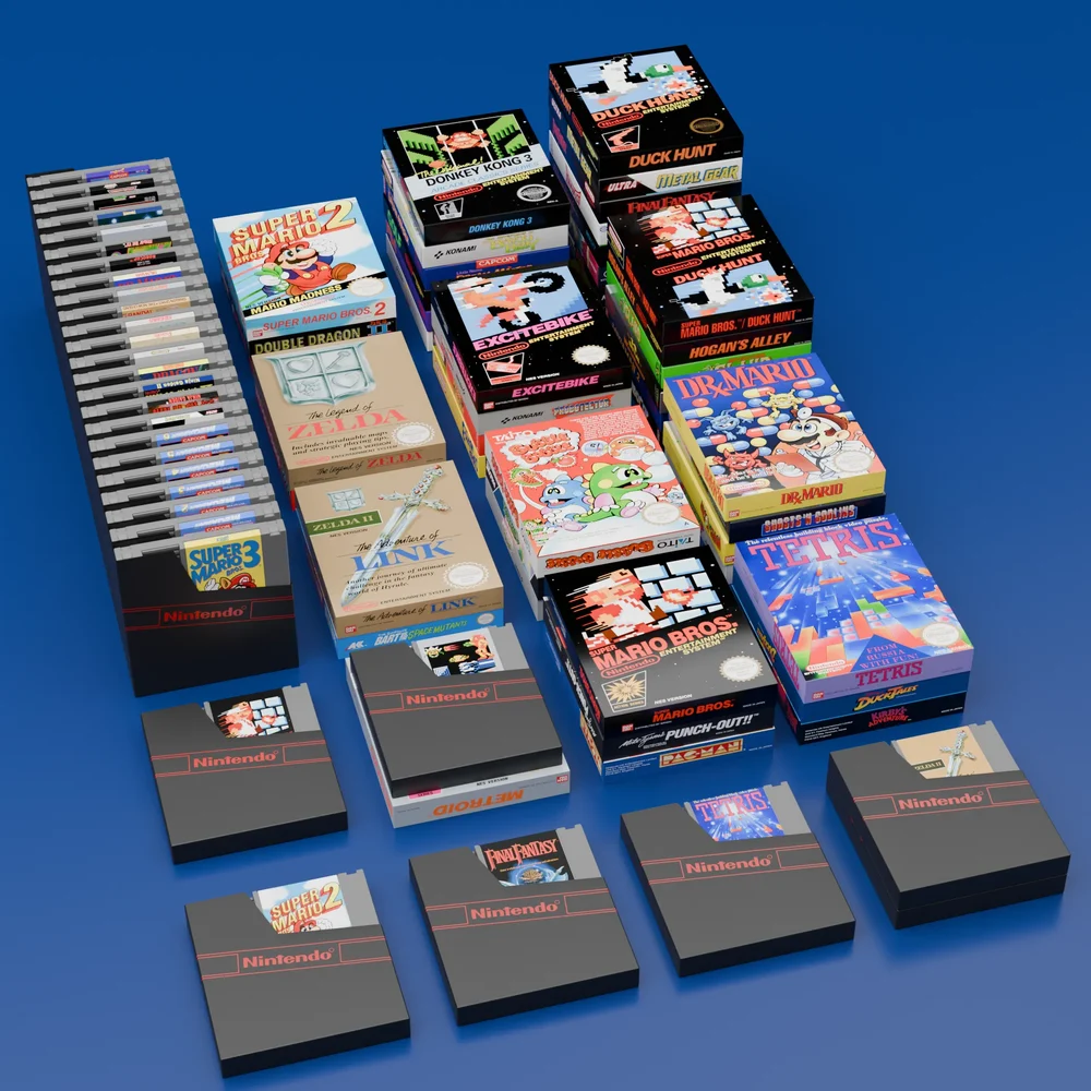 Nintendo Nes Cartridges Collection