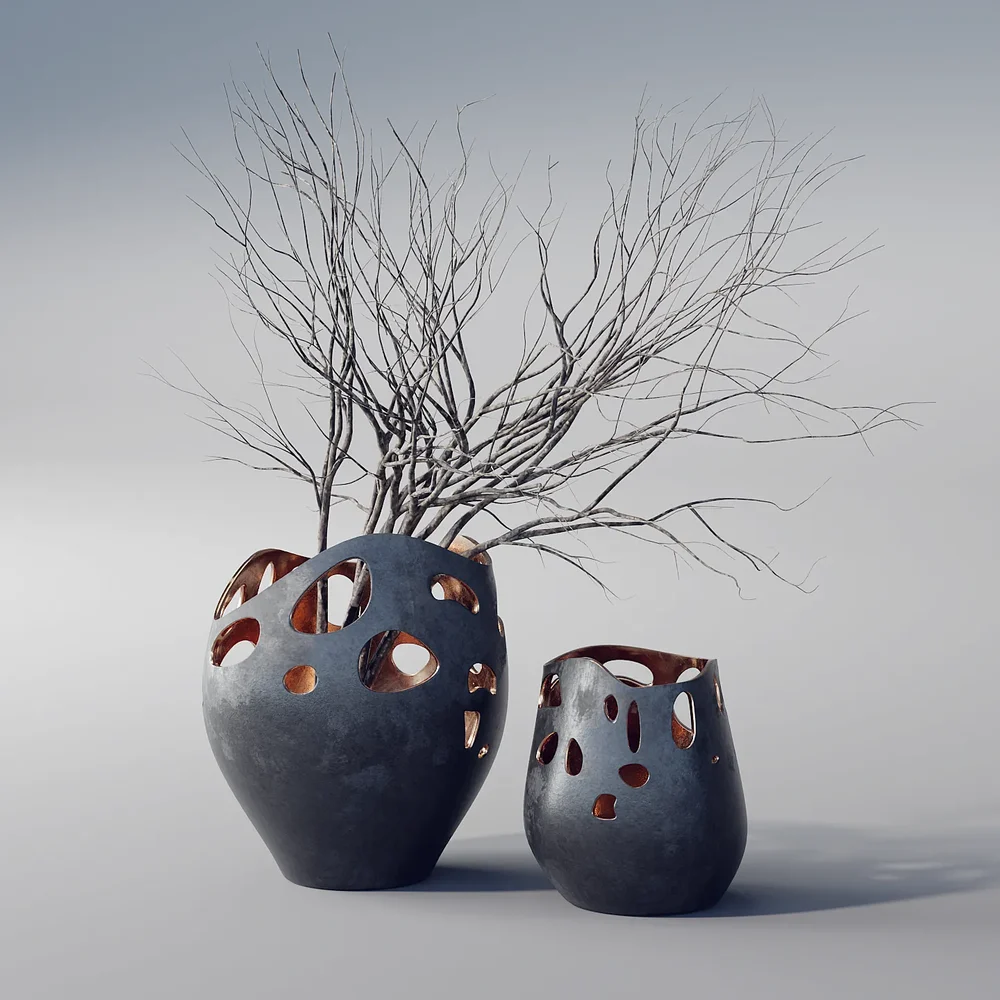 Set Of The Two Vases