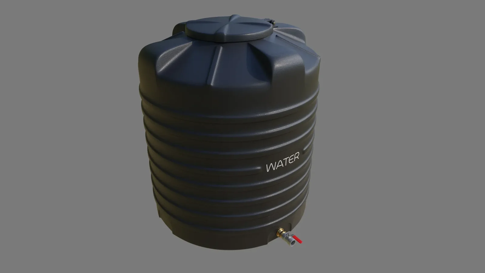 Water Tank 1a Black