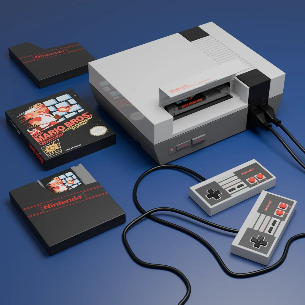 Nintendo Nes Game Console