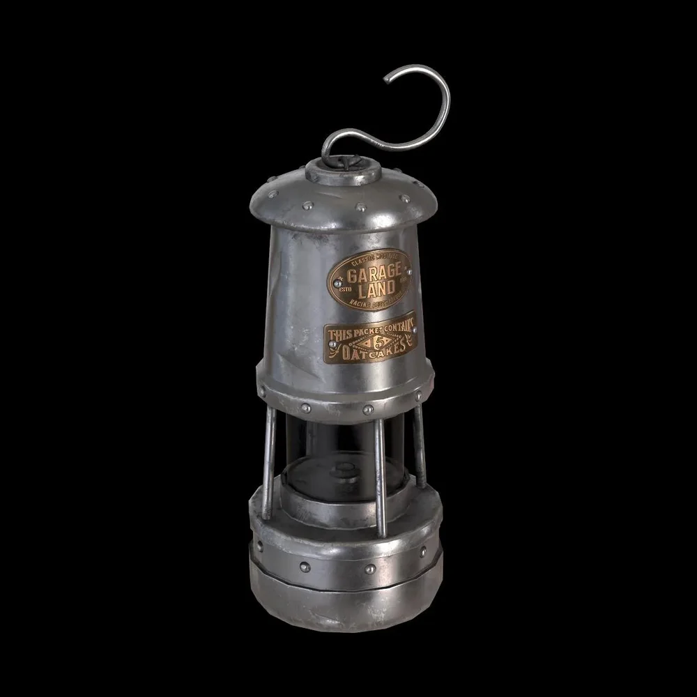Vintage Miner's Lantern-Freepoly.Org