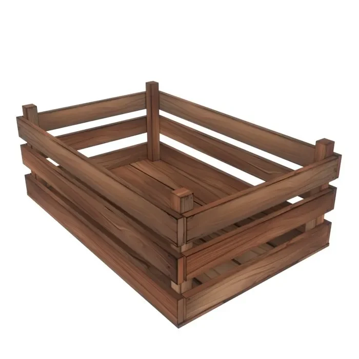 Cartoon Wooden Basket