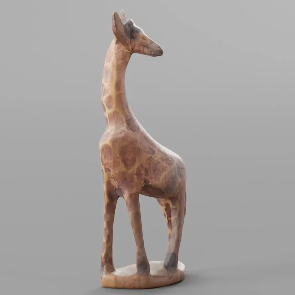 Giraffe Statue 3d Scan