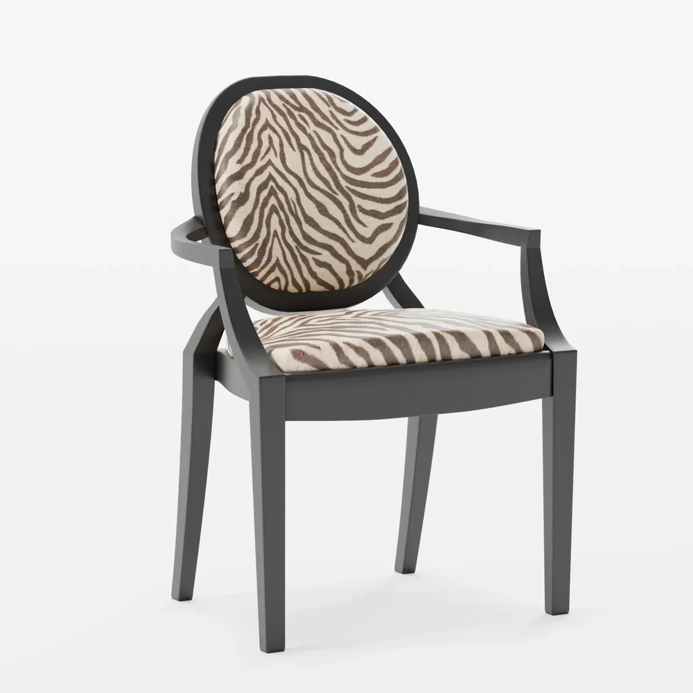 Tiger Print Armchair