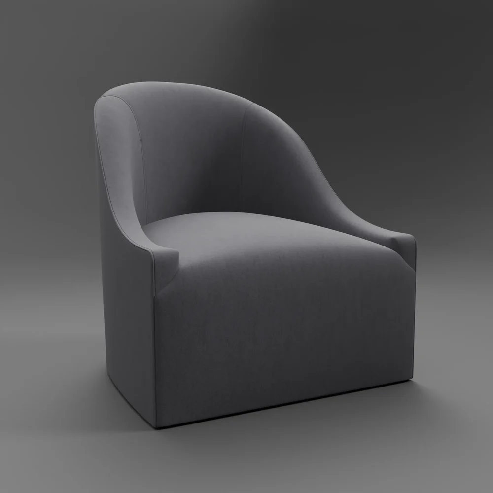 Restoration Hardware Lena Swivel Chair