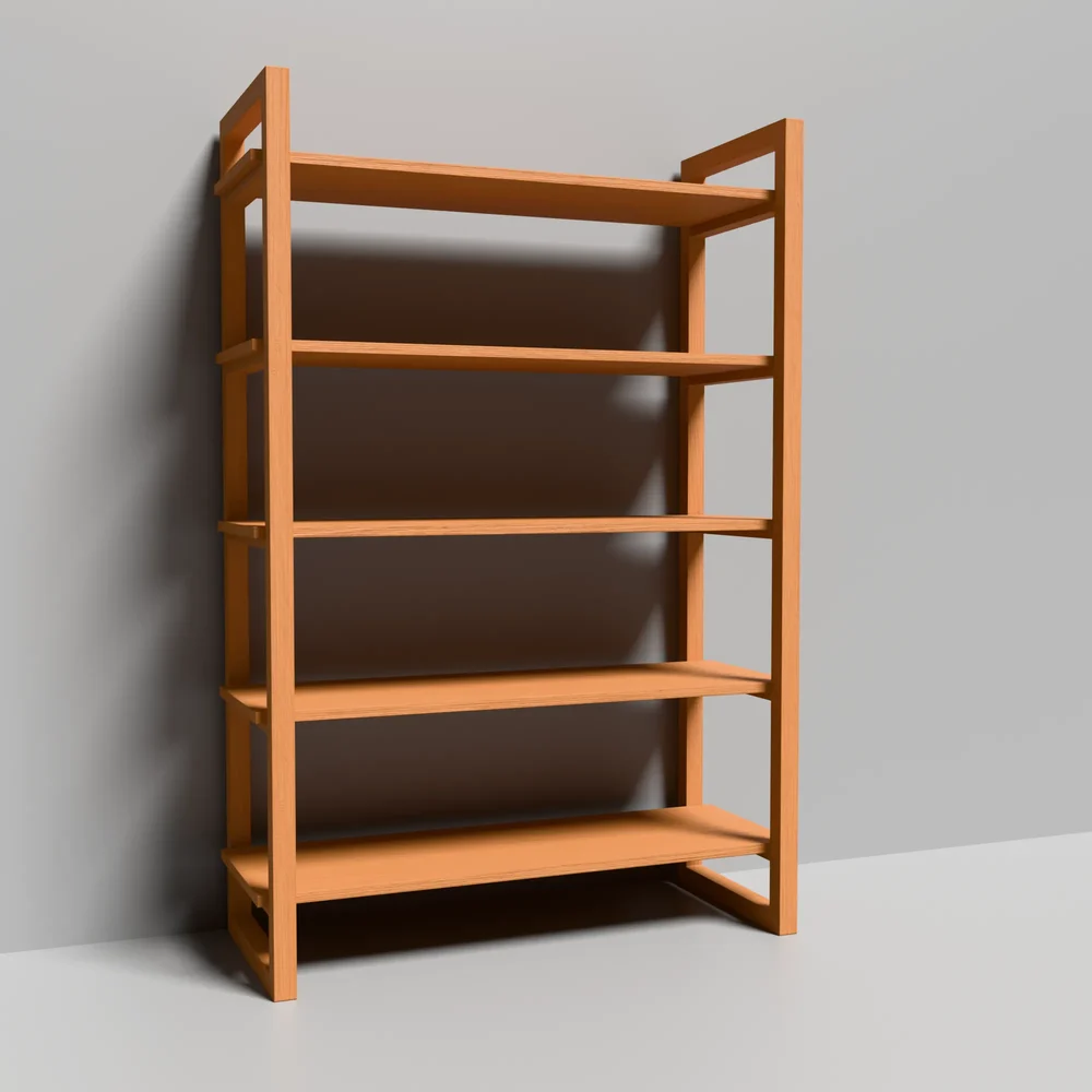 Minimal Wooden Bookshelf / Rack