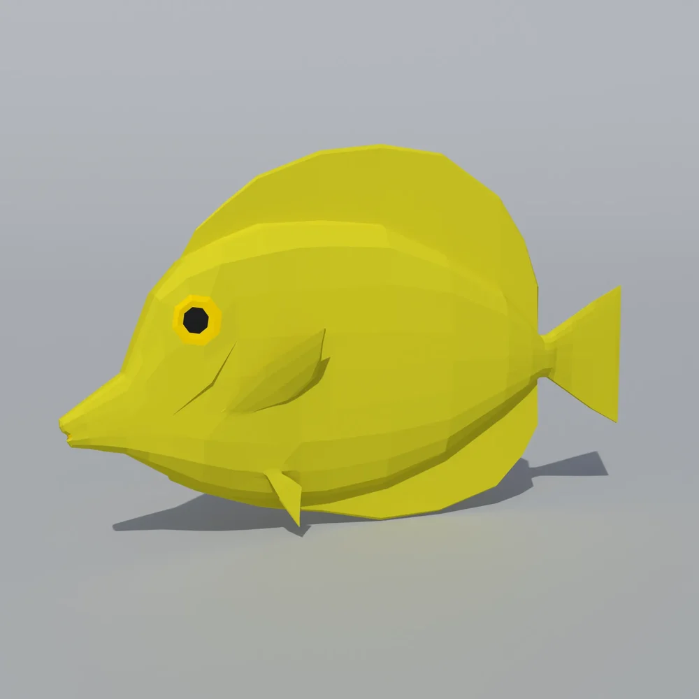 Yellow Tang Animated