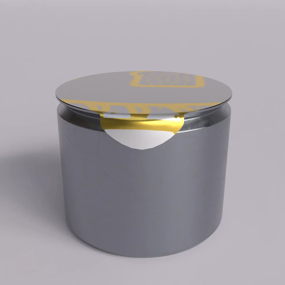 Round Food Can