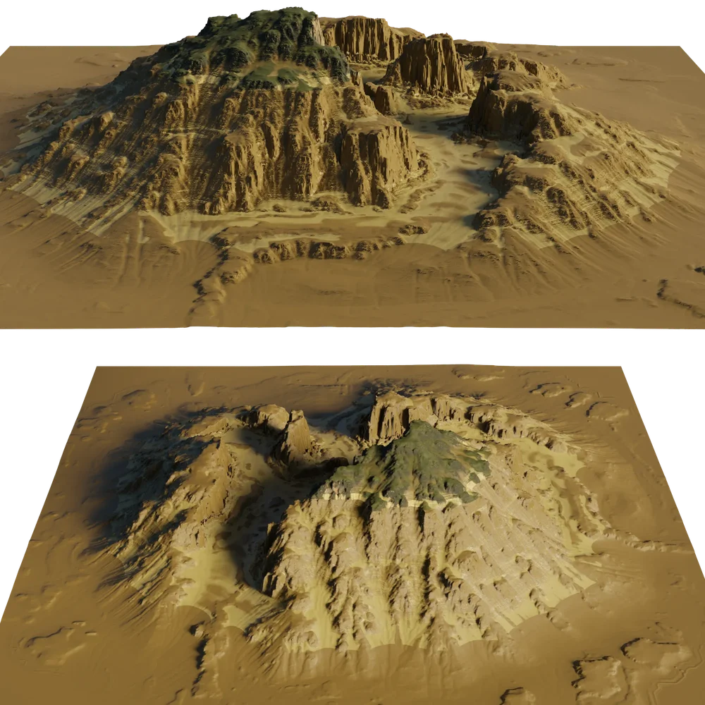 Island Canyon Mountains