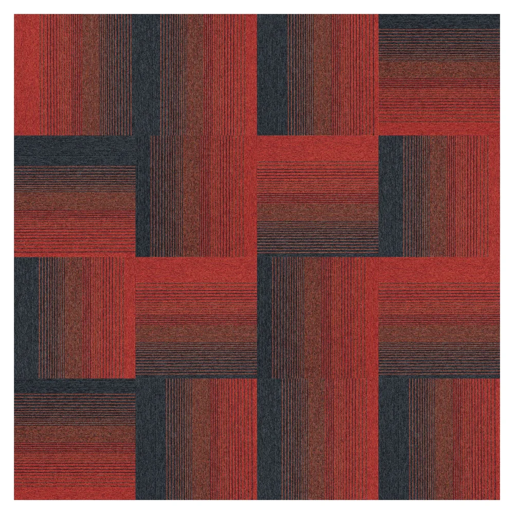 Employ Lines Sunset Carpet Tiles
