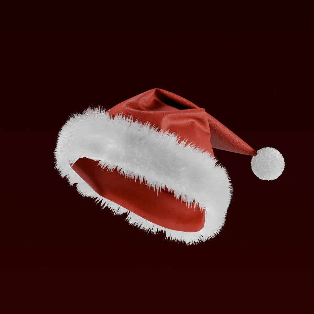 Santa Hat Faux Fur