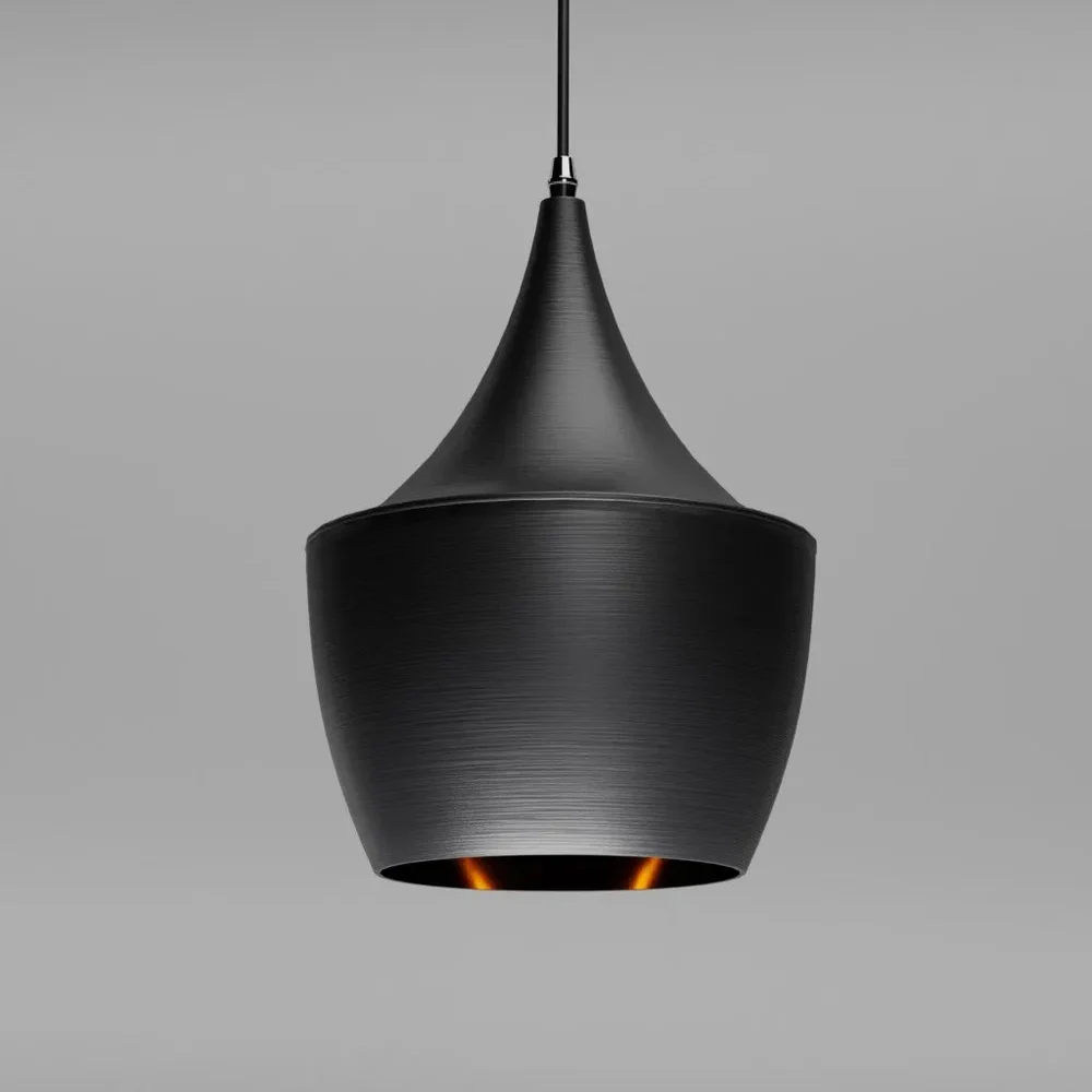 Pendant Lamp Dixon Black And Gold-02