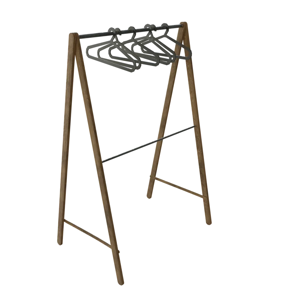 Clothes Rack With Coat Hangers