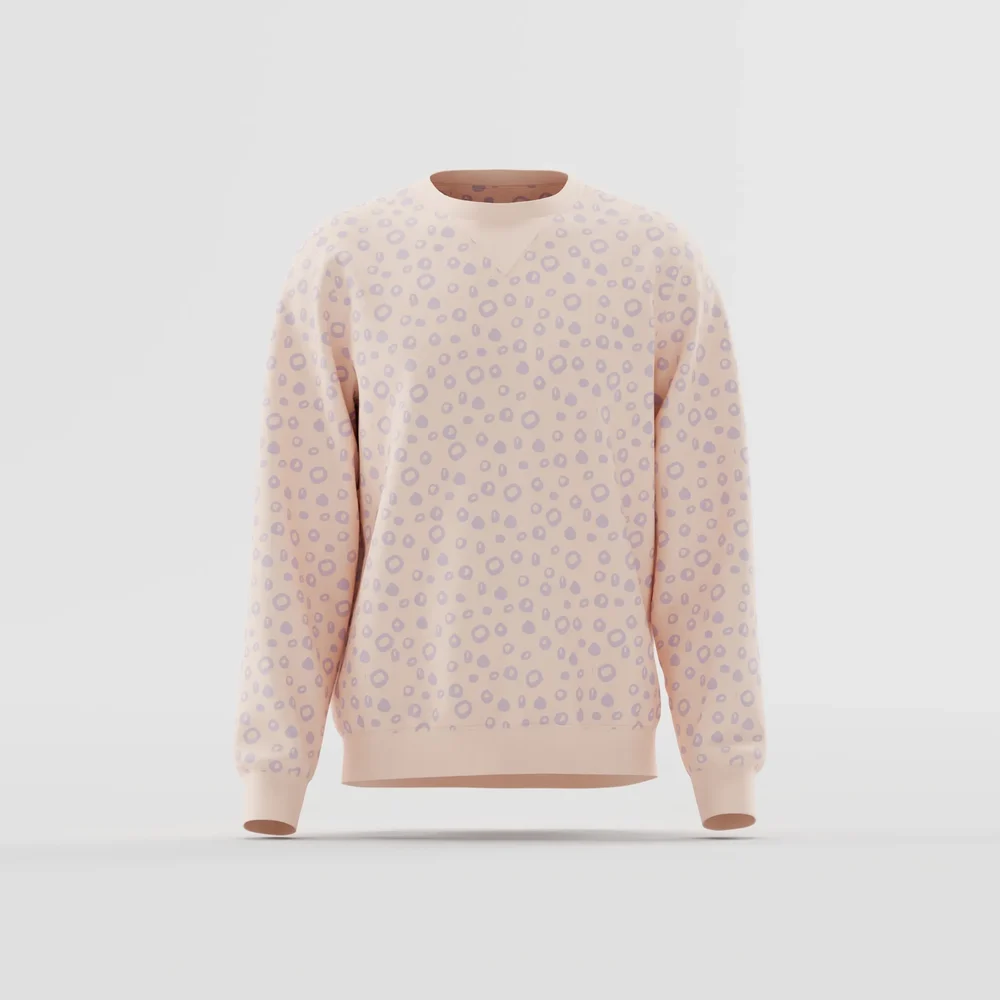 Pastel Leopard Spot Crewneck