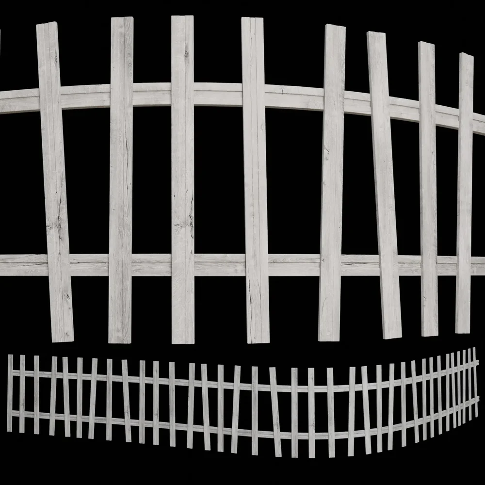 Shapeable Wood Fence