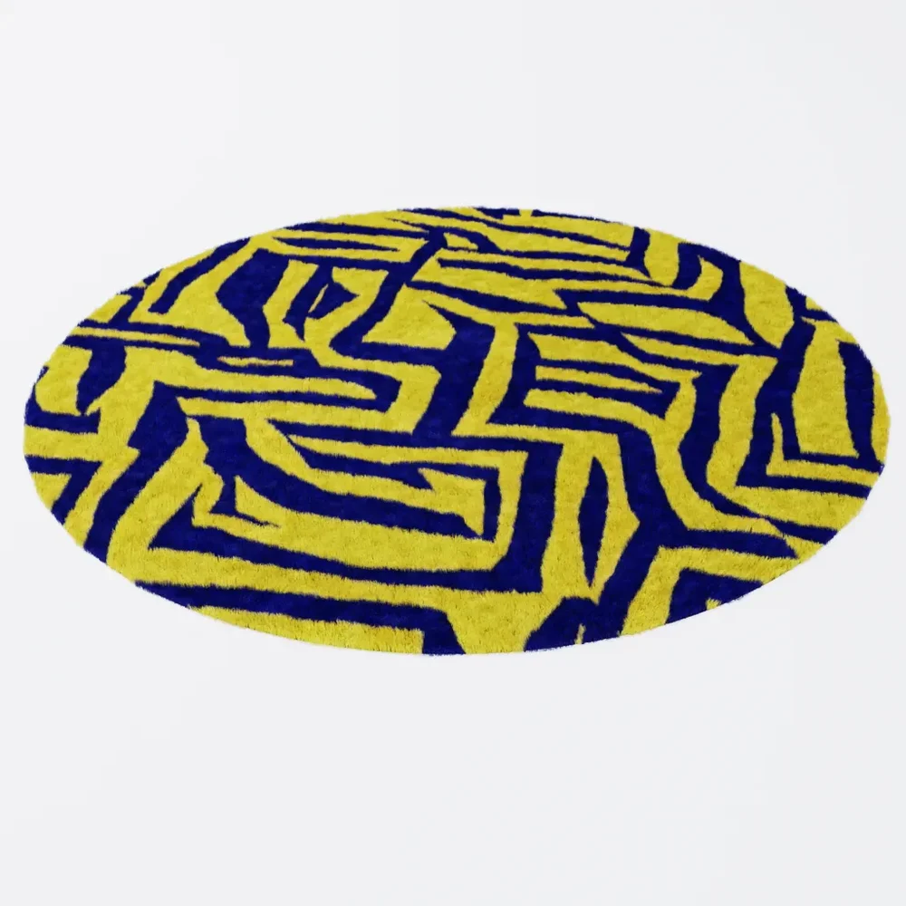 Round Designer Carpet #4