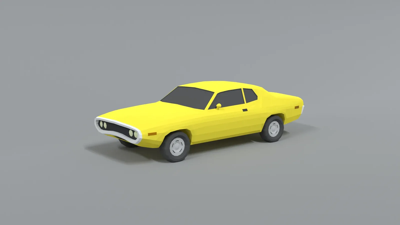 Low Poly Plymouth Satellite Sebring