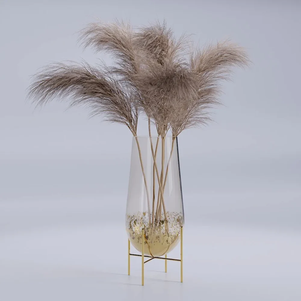 Pampas Grass Vase