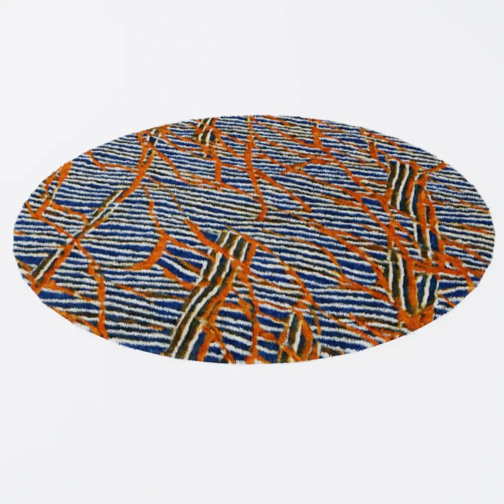 Round Designer Carpet #3