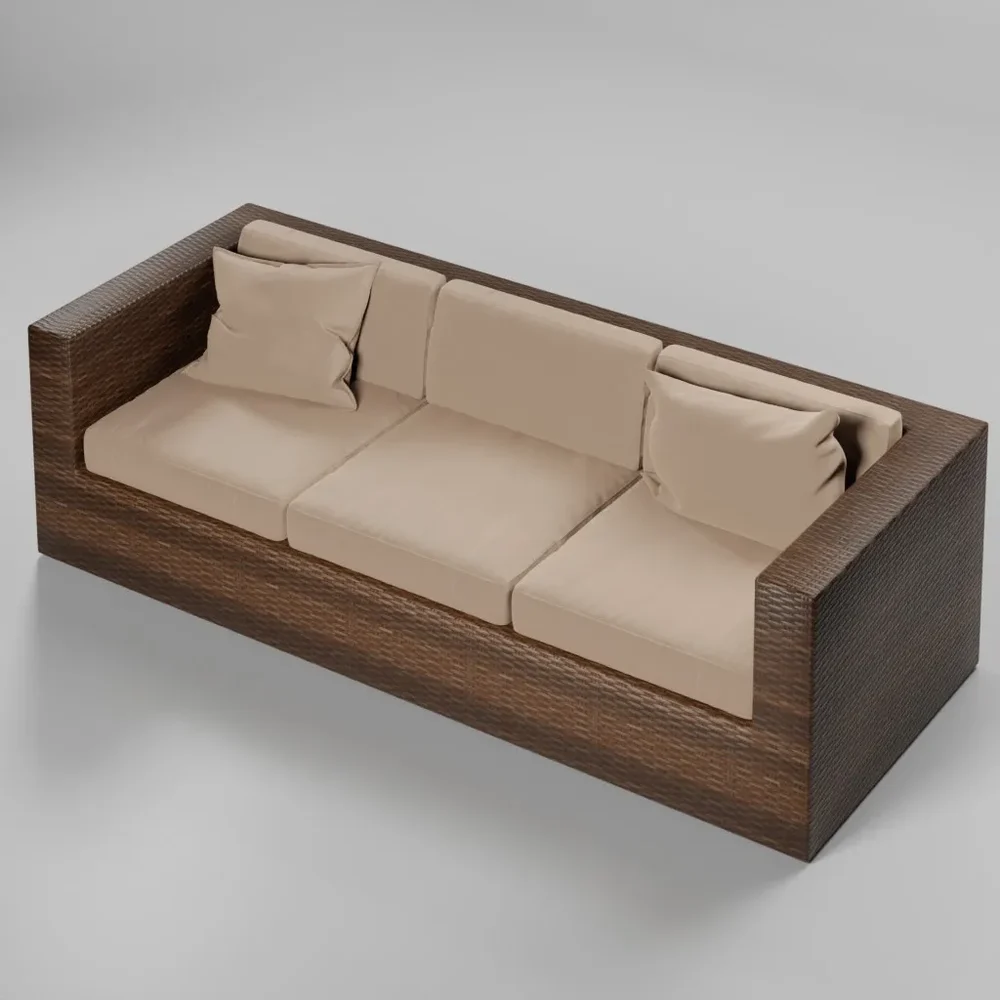 Three Seater Fiber Armchair