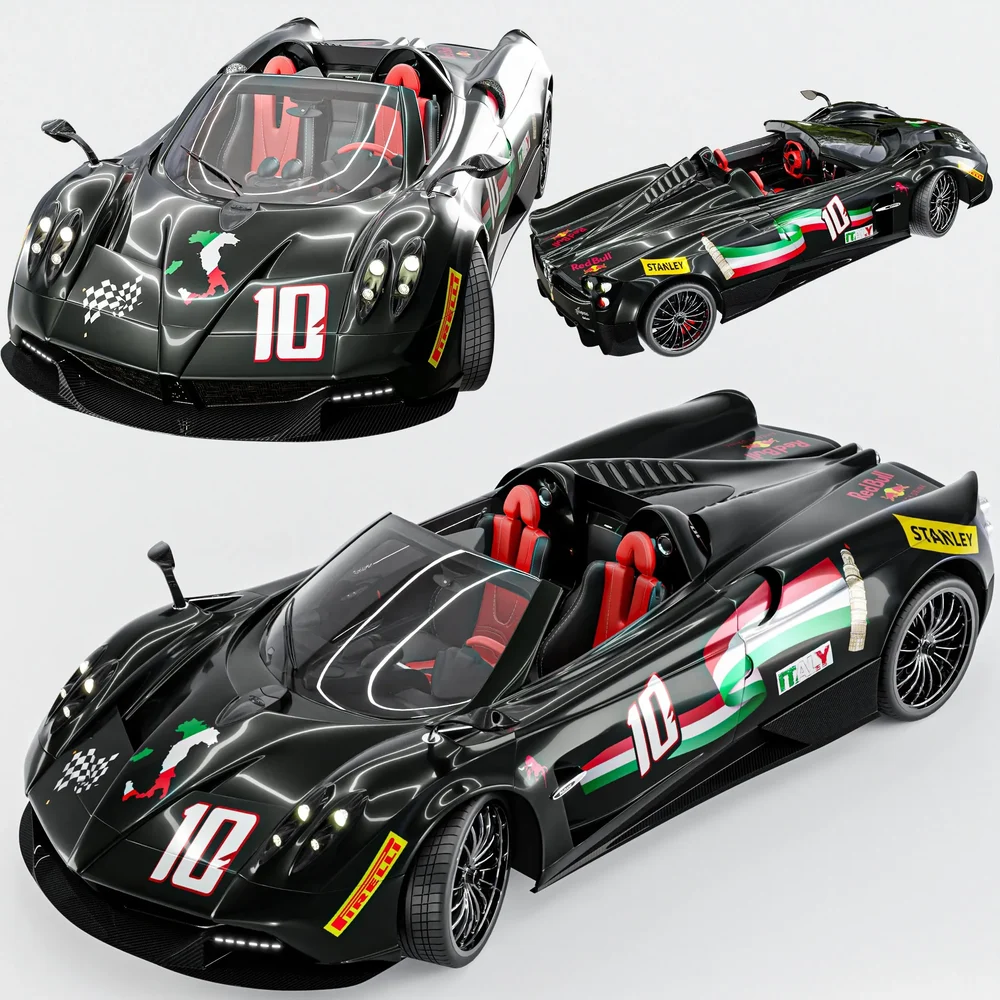 Rigged Pagani Car