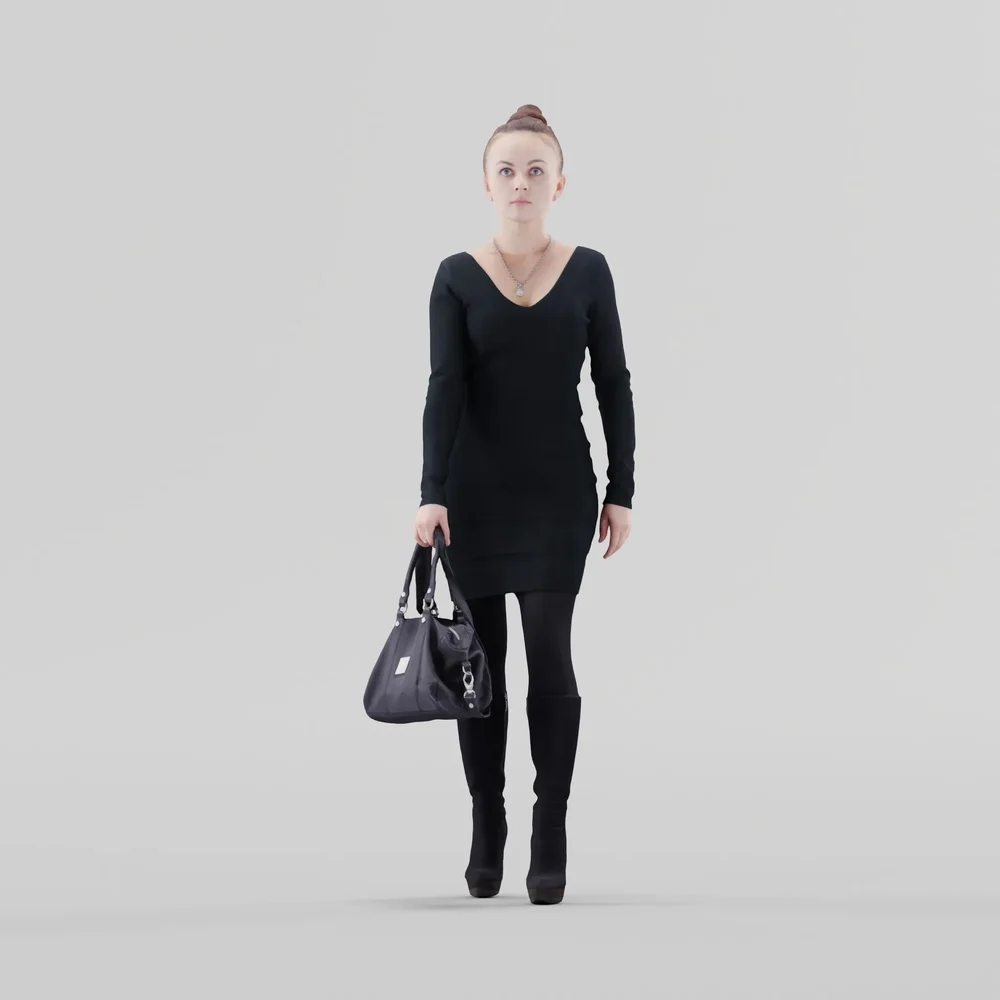 Young Woman Walking