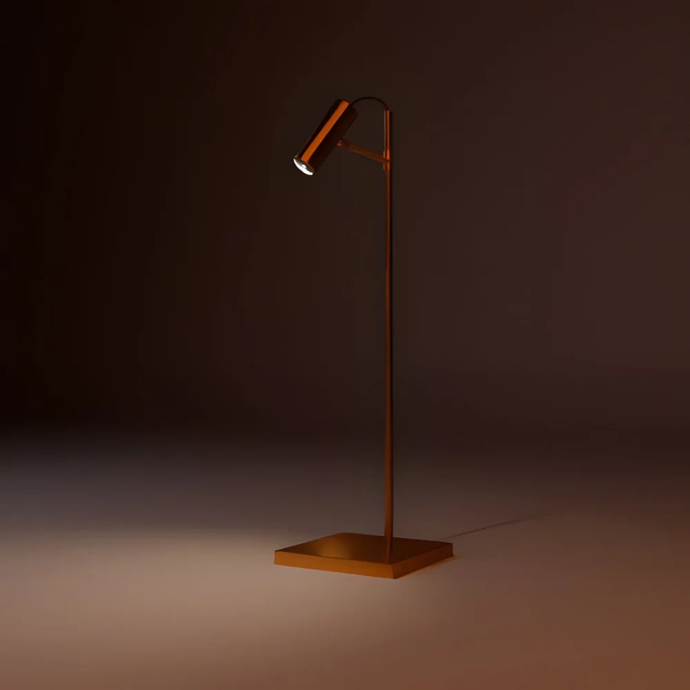 Gold Floor Lamp