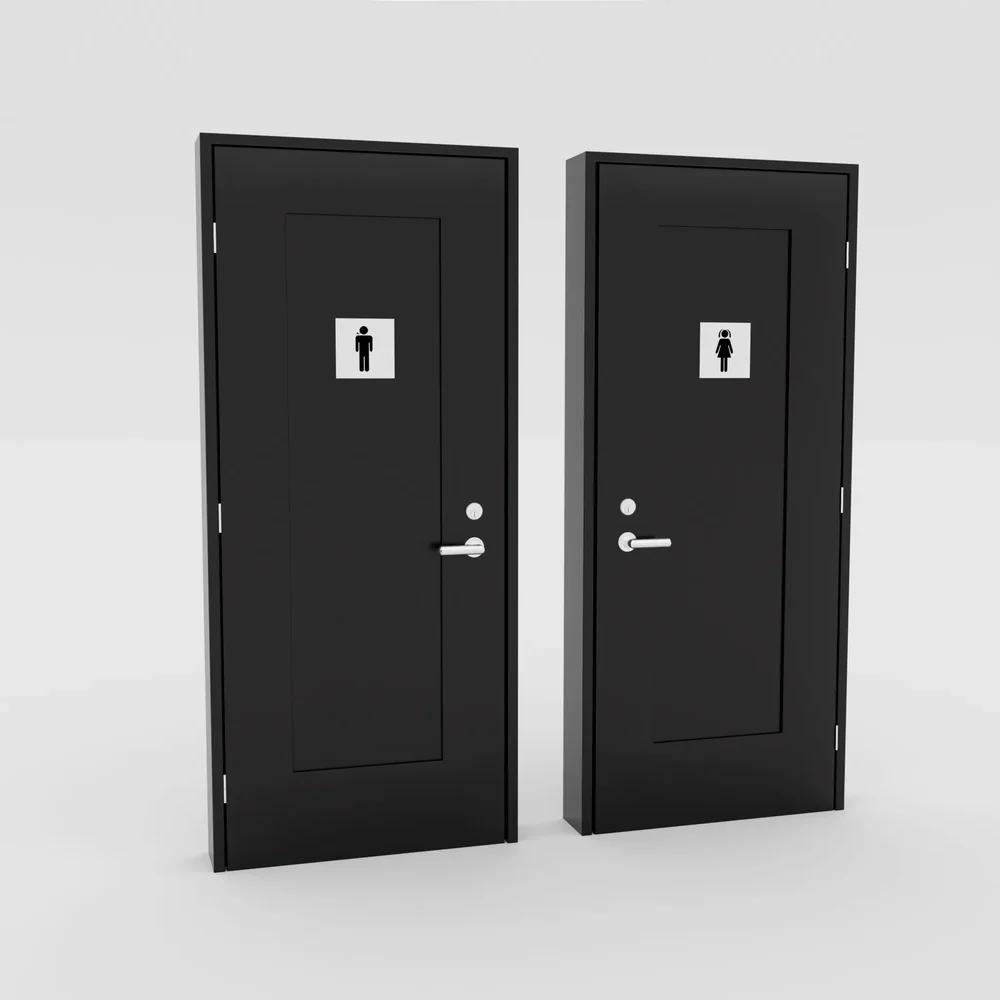 Restroom Doors