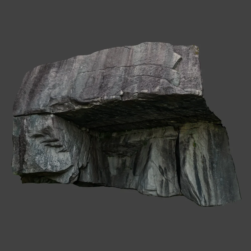 Rock Cliff Overhang Sec1