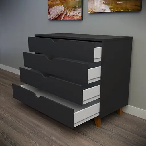 Chest Of Drawers Black