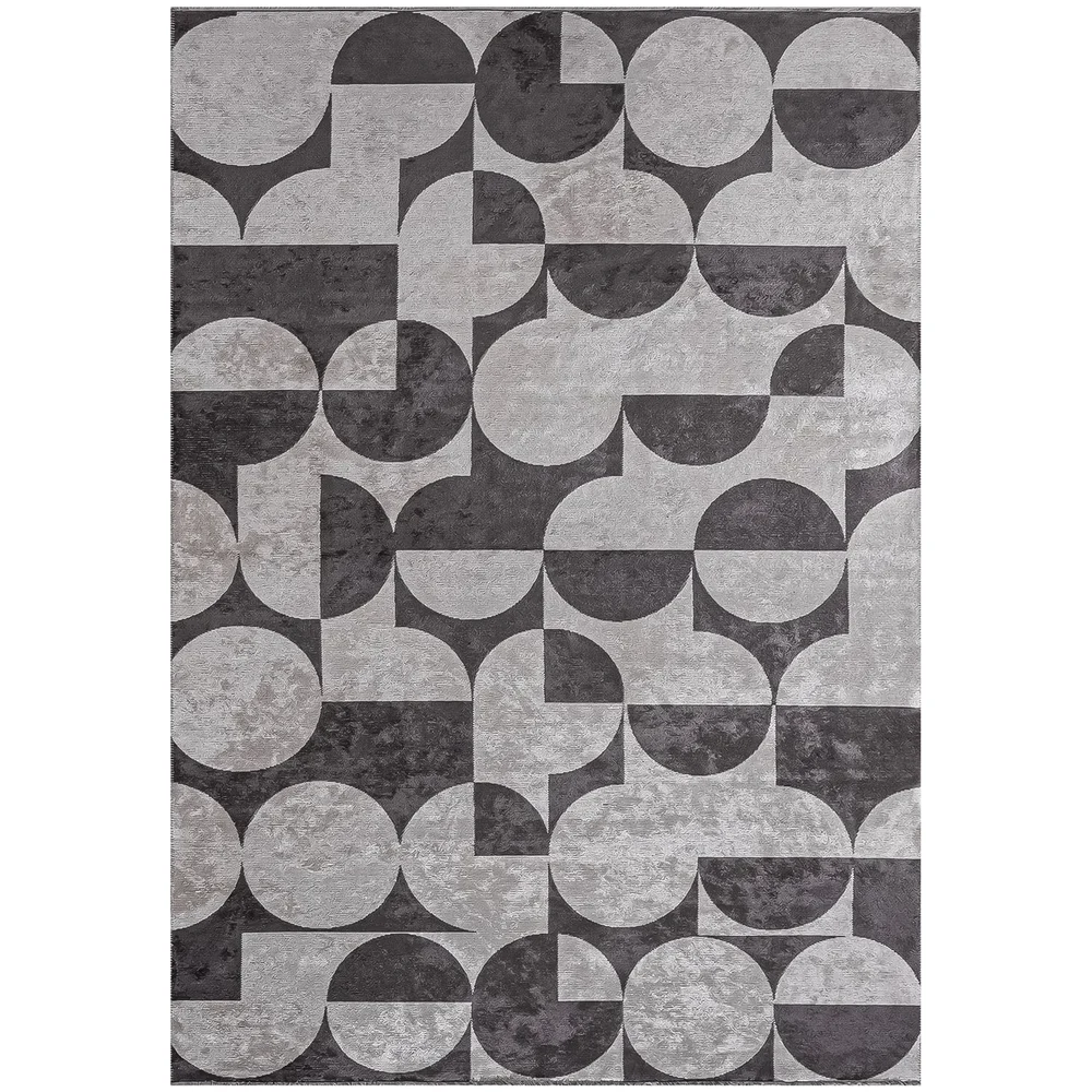 Circle Light Gray Carpet