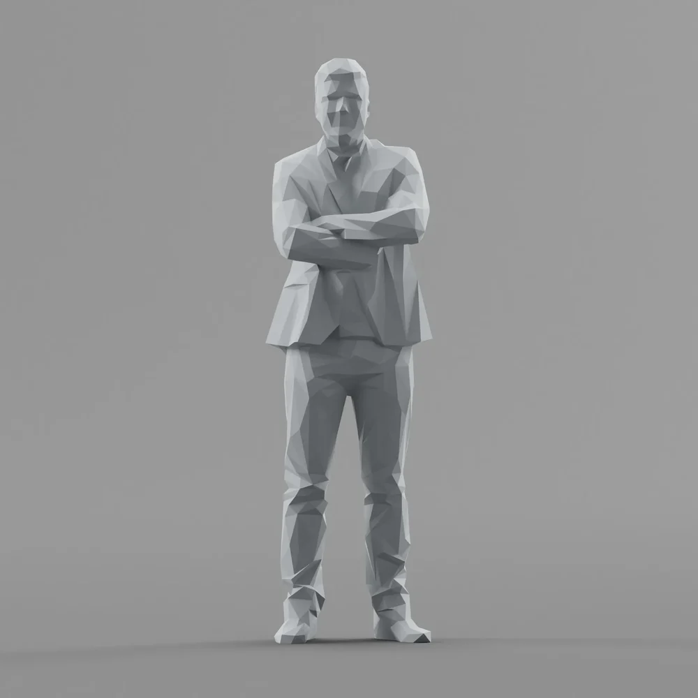 Lowpoly Male Standing