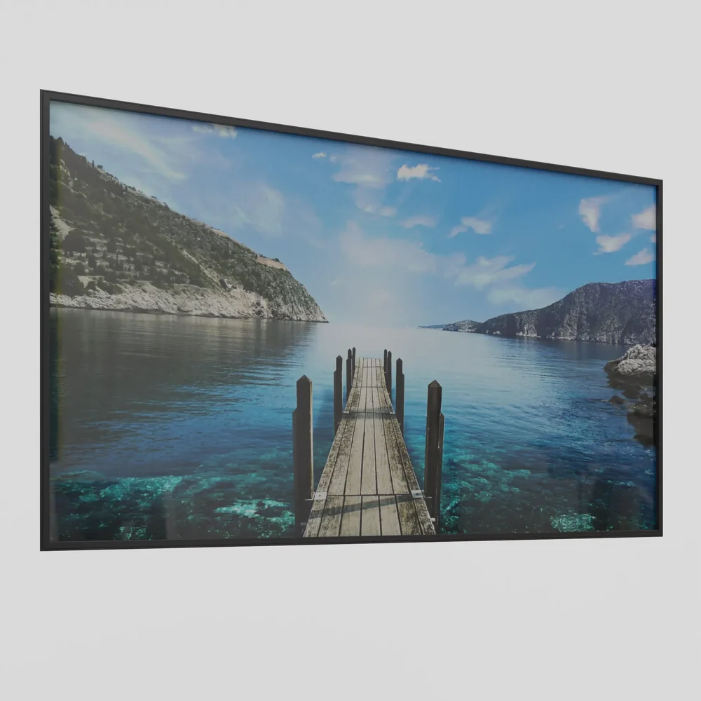 Framed Picture 60cm X 100cm