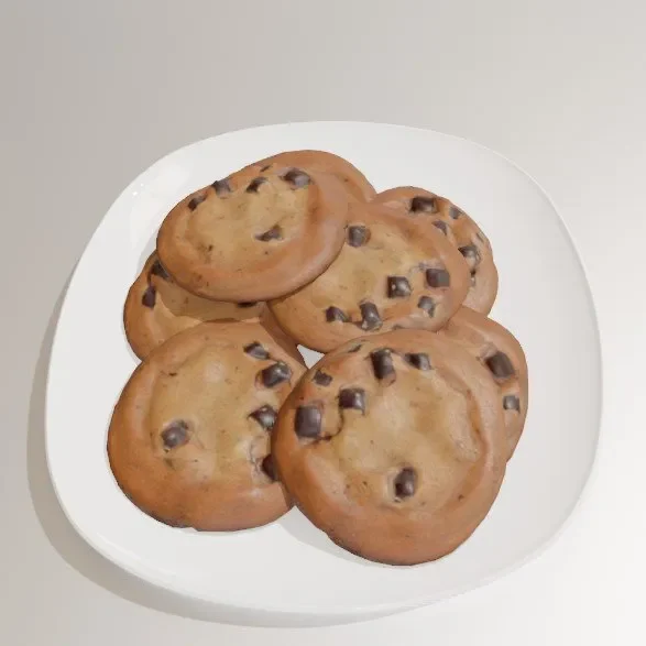 Cookie On Plate