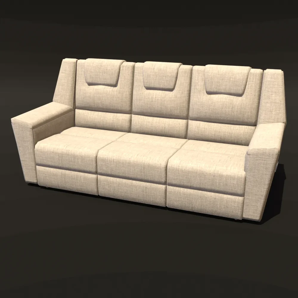 Comfortable 3 Seat Sofa Couch
