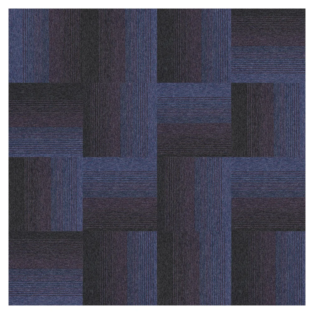 Employ Lines Iridescent Carpet Tiles