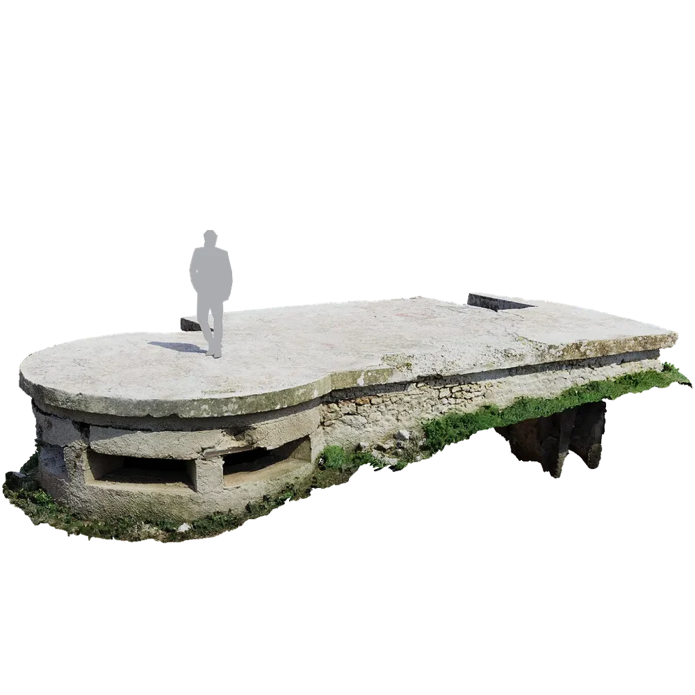 Old Concrete Bunker Pbr Scan