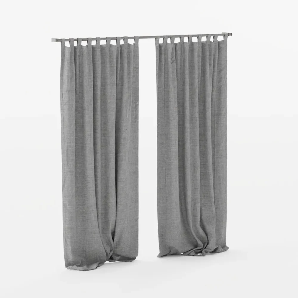Fabric Linen Creased Simplecurtain