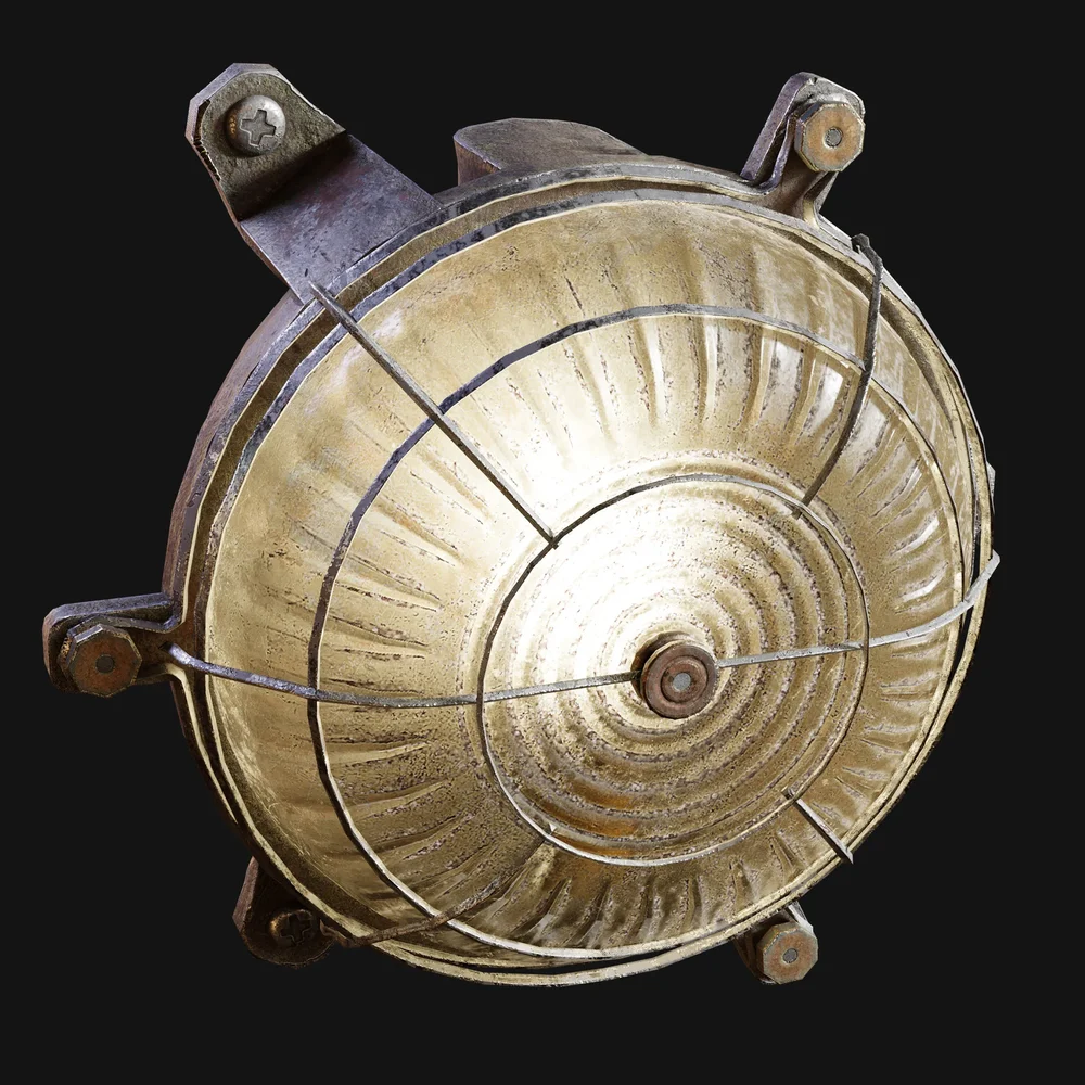 Industrial Bulkhead Cage Light