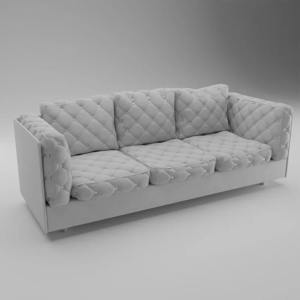 White Leather Sofa