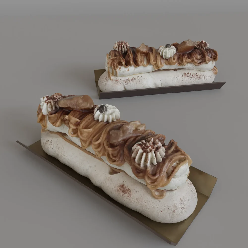 "Mont Blanc" Chestnut Cake