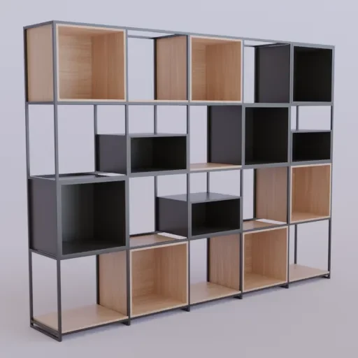 Metal Framed Shelf