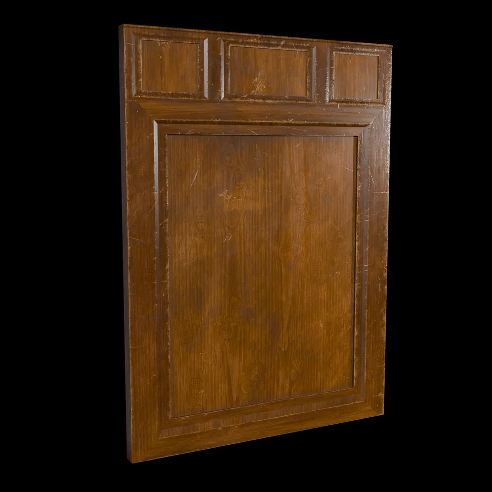 Old Wooden Wall Panel